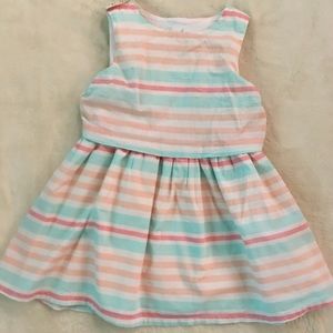 Girls Cherokee stripe dress